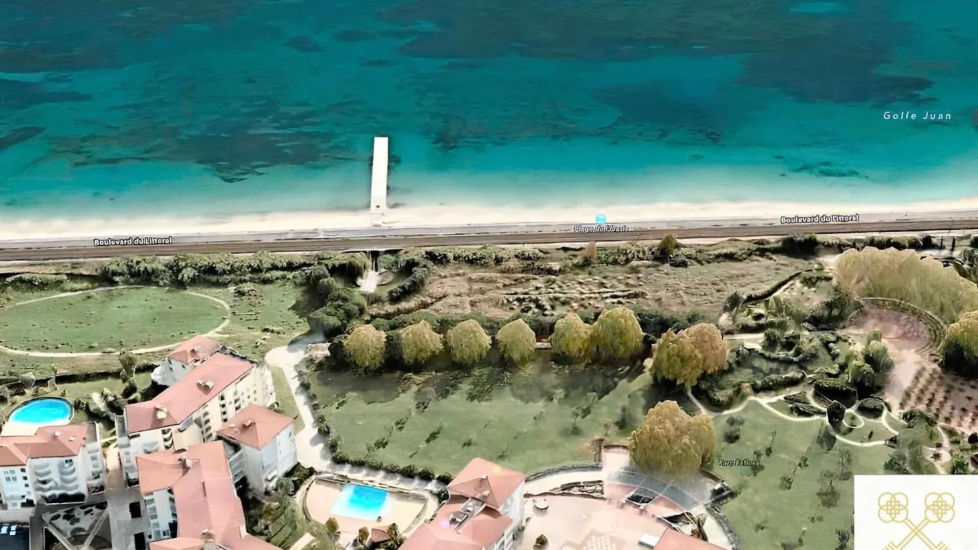 1 Bedroom Sea View, Swimming Pool, Beach On Foot, Parking Αντίμπ 0*,  Γαλλία