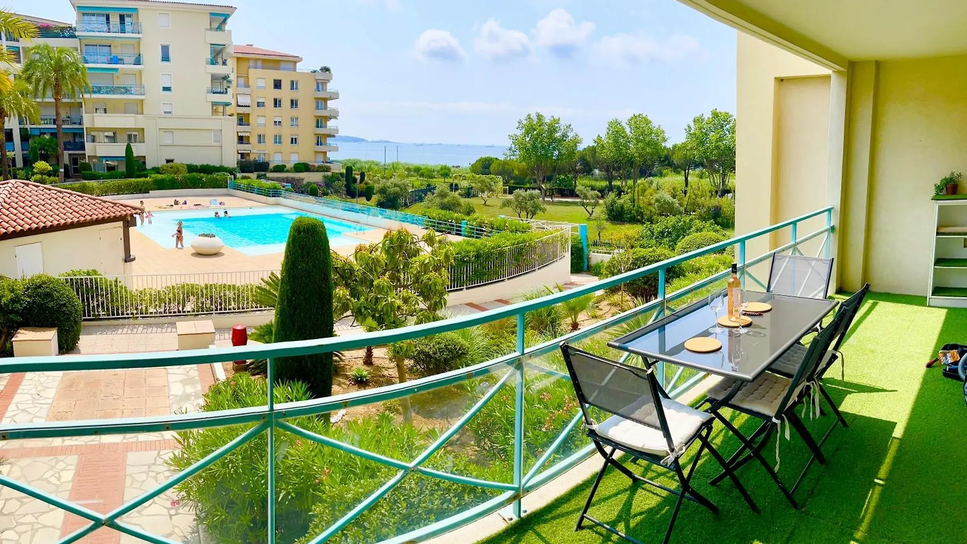 1 Bedroom Sea View, Swimming Pool, Beach On Foot, Parking Αντίμπ Γαλλία